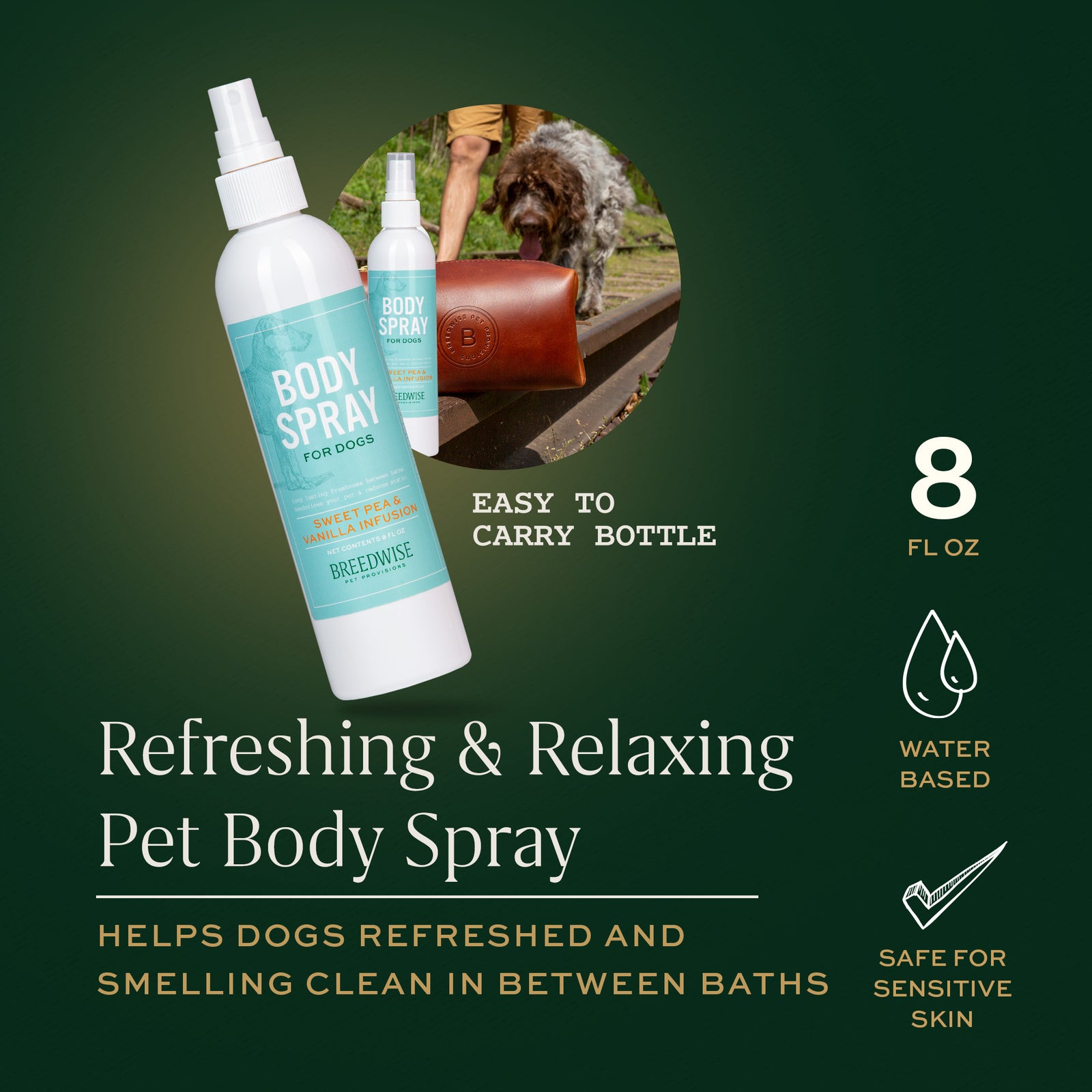 Dog body spray best sale