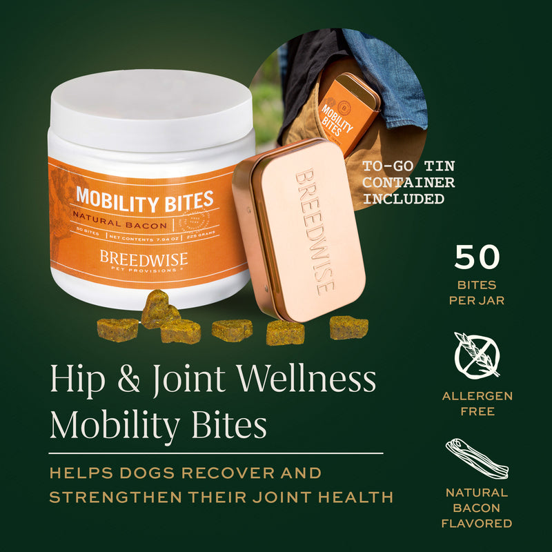 Mobility Bites + Carrying Tin