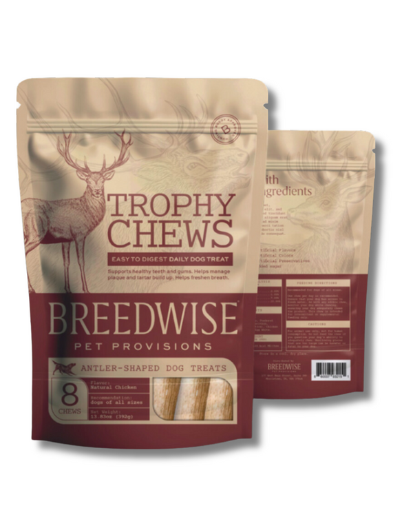 Trophy Chews™ Antler-Shaped Dental Treats