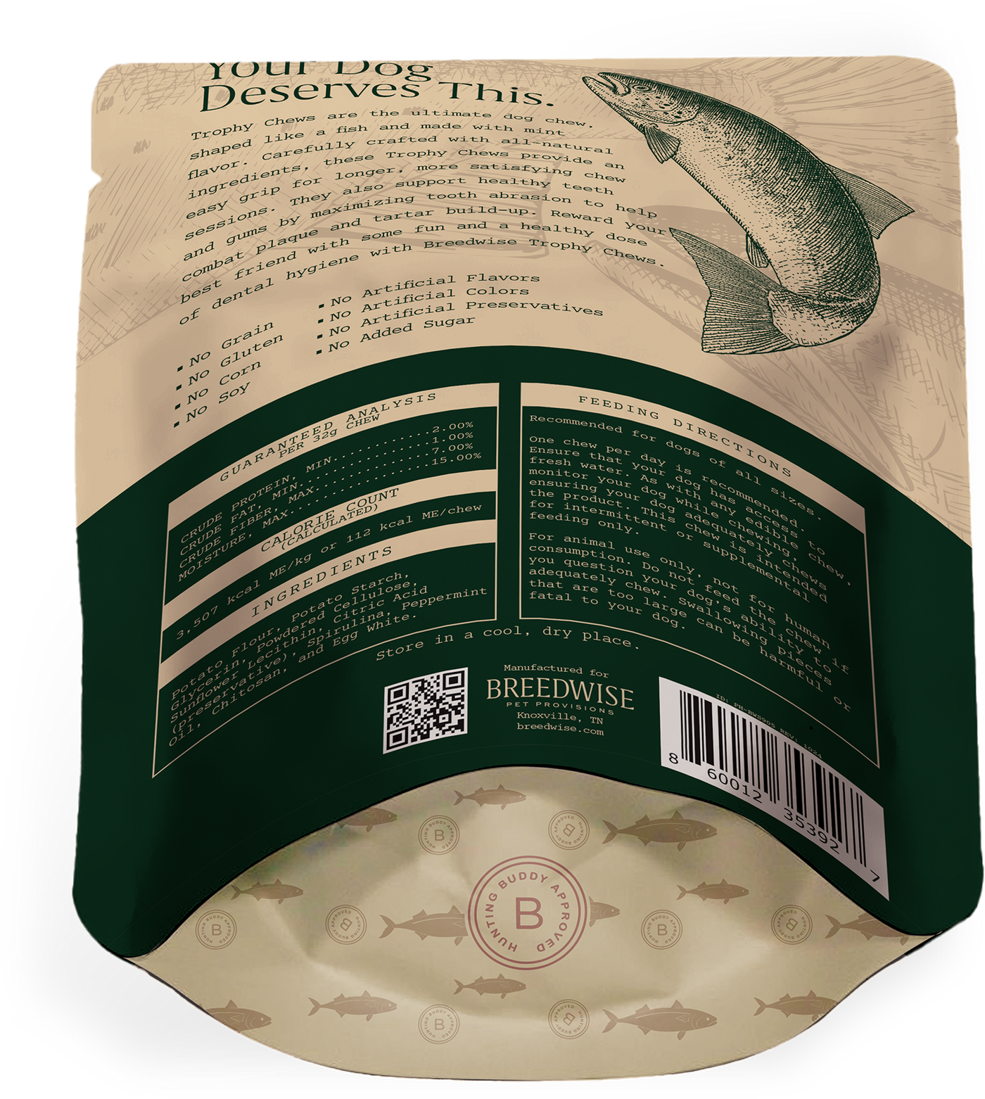 Trophy Chews™ Fish-Shaped Dental Treats – Breedwise Pet Provisions