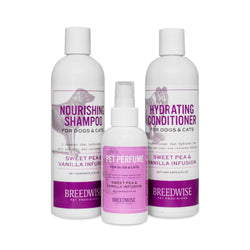 Pet Cosmetic Bundle - Shampoo, Conditioner, Pet Perfume