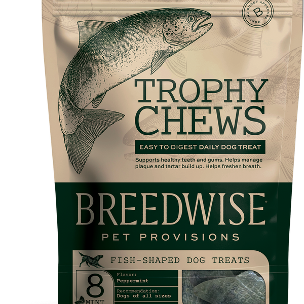 Trophy Chews™ Fish-Shaped Dental Treats – Breedwise Pet Provisions