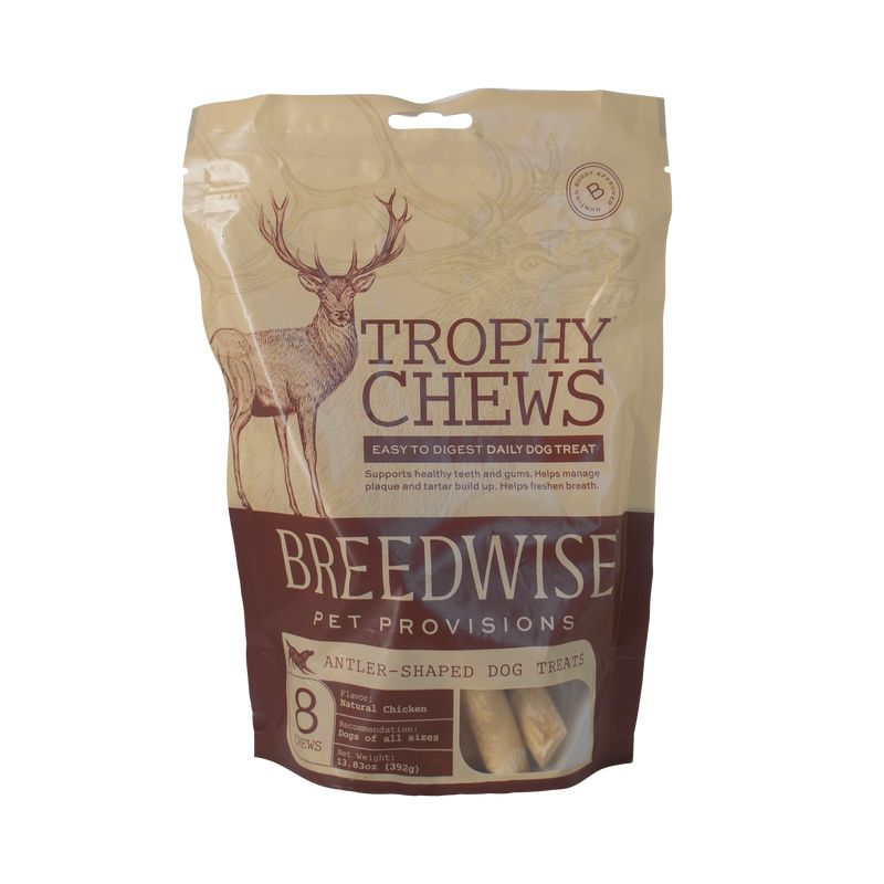 Trophy Chews™ Antler-Shaped Dental Treats